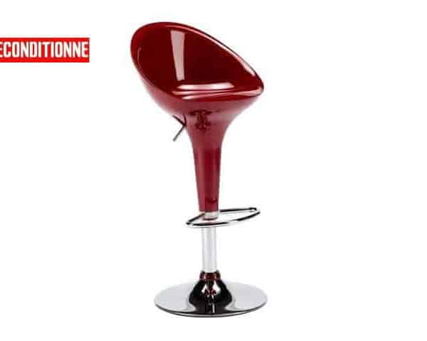 CHAISE DE GUICHET CC-102# ROUGE 50*48*46 CM RECOND