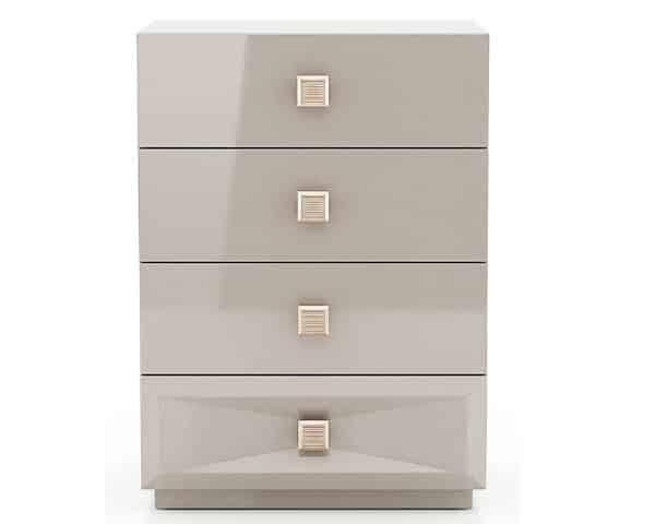 MEUBLE DE RGMT CHAMBRE A COUCHER DANTE 65*109*48 MARRON/BEIGE