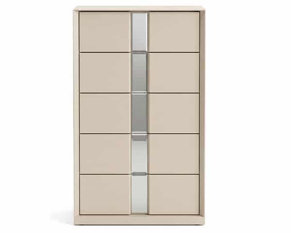 MEUBLE DE RGMT CHAMBRE A COUCHER PREO 108*65*45 MARRON/BEIGE
