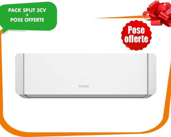 SPLIT 3CV FINIX-24DPN 24000BTU GAZ R410A+POSE OFFERTE
