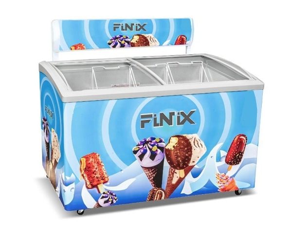 CONGELATEUR HORIZONTAL VITRINE 500L FINIX SC/SD(W)-396 1234X65 destoc