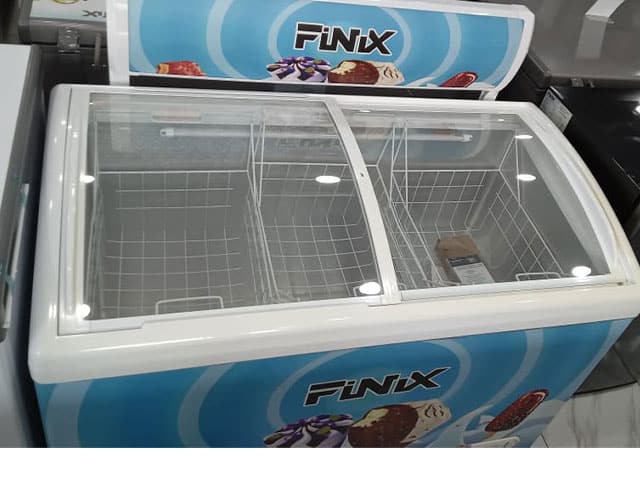 CONGELATEUR HORIZONTAL VITRINE 500L FINIX SC/SD(W)-396 1234X65 destoc