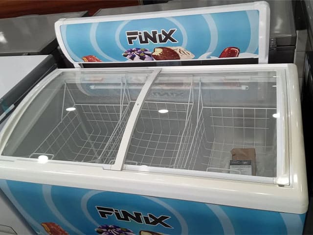 CONGELATEUR HORIZONTAL VITRINE 500L FINIX SC/SD(W)-396 1234X65 destoc