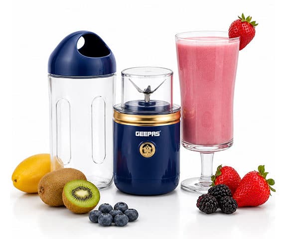 MIXEUR PORTABLE 420ML GEEPAS PLASTIQUE GSB44058 BLEU