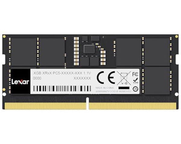 BARRETTE MEMOIRE 16GB DDR5 POUR ORDINATEUR PORTABLE