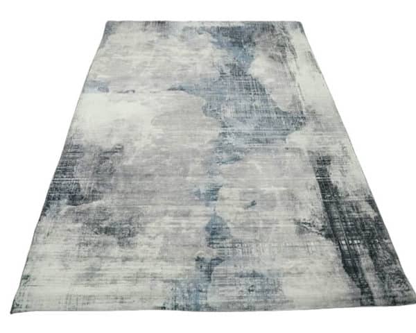 MOQUETTE REF S505 160X230 COULEUR GRIS/BEIGE/BLEU