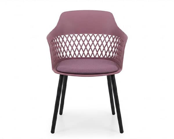 CHAISE TABLE TETE A TETE EN PLASTIQUE REF 7049 COULEUR PURPLE/NOIR