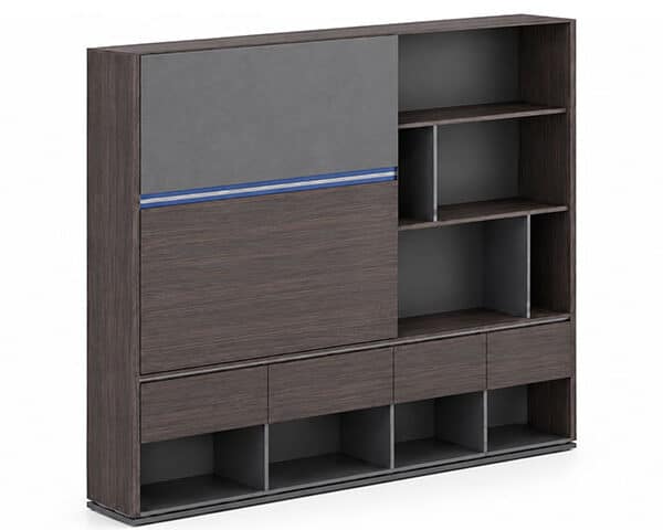 MEUBLE RANGEMENT HAU LM201 W3950 2025x400x2000 NORTH AMERI SANS BUR